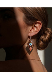 Hand Painted Wooden Earrings